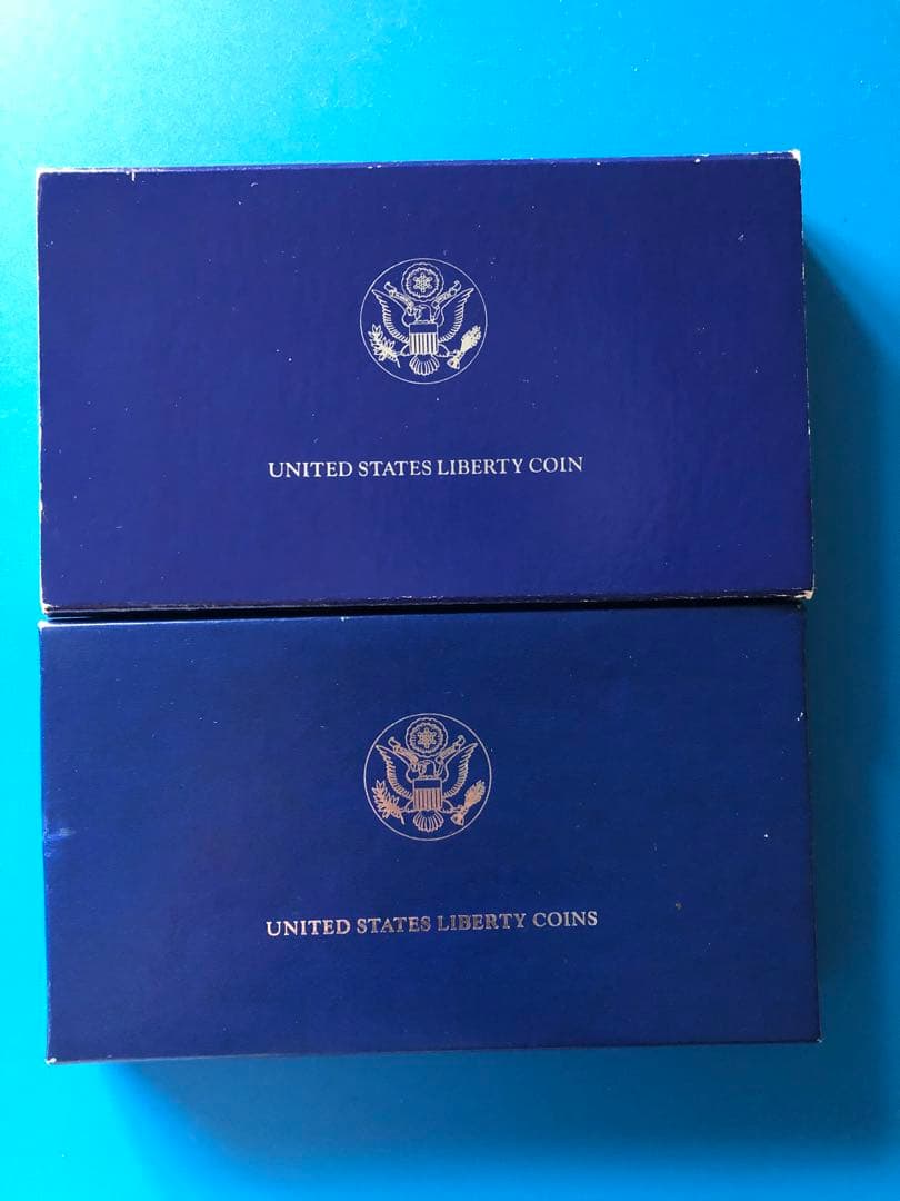 N4337【アメリカ・銀貨】自由の女神 1986年1ドル 大型銀貨 本物保証