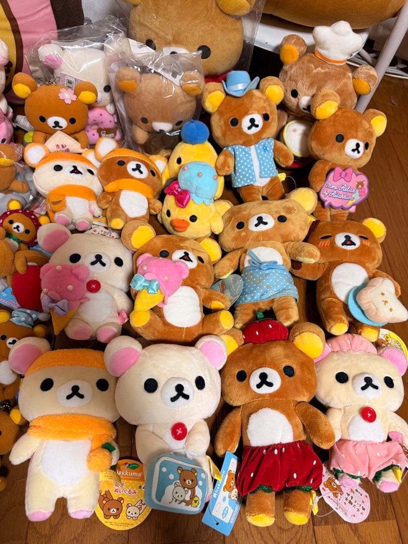 【レア】リラックマ ぬいぐるみ・マスコットまとめ55個　平成レトロ　コレクション