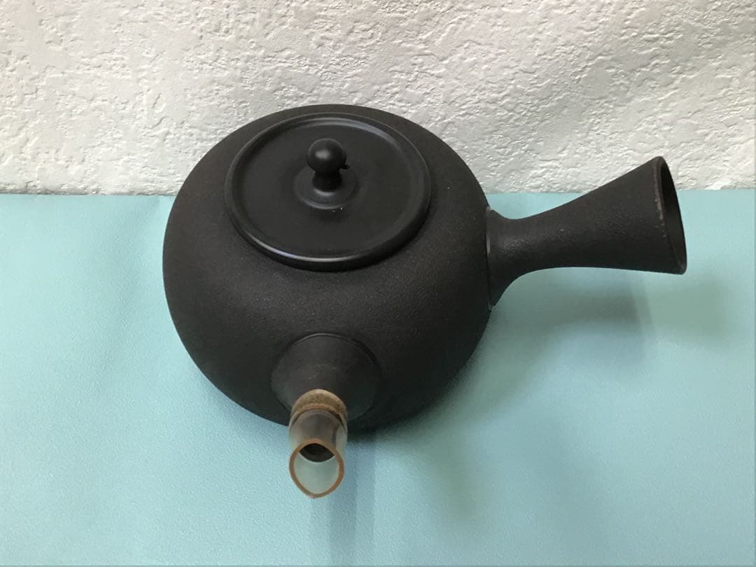 常滑焼　青峰作　急須　木箱付き