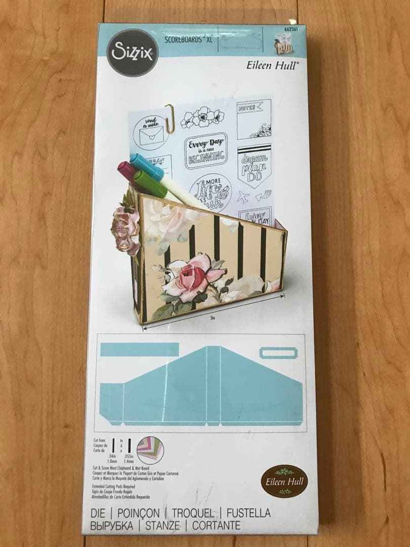 アルバム・スクラップ Card Box Planner Storage & Organizer