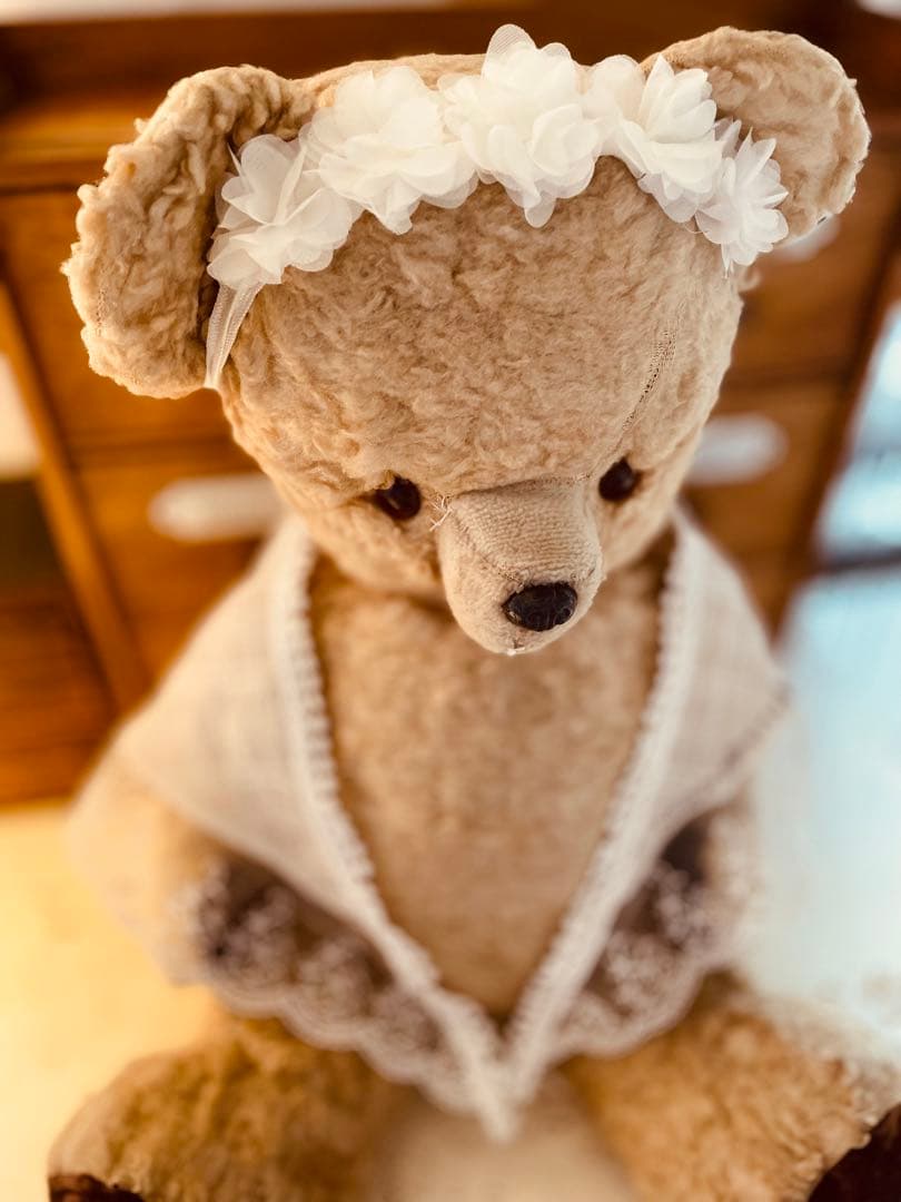 フランス　ヴィンテージベア　モコモコ♡⸝⸝⸝⸝ アンティークベア