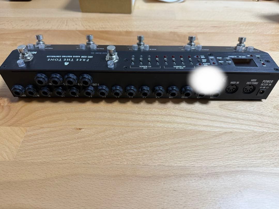 【超美品】free the tone arc-53m (純正アダプター付き)