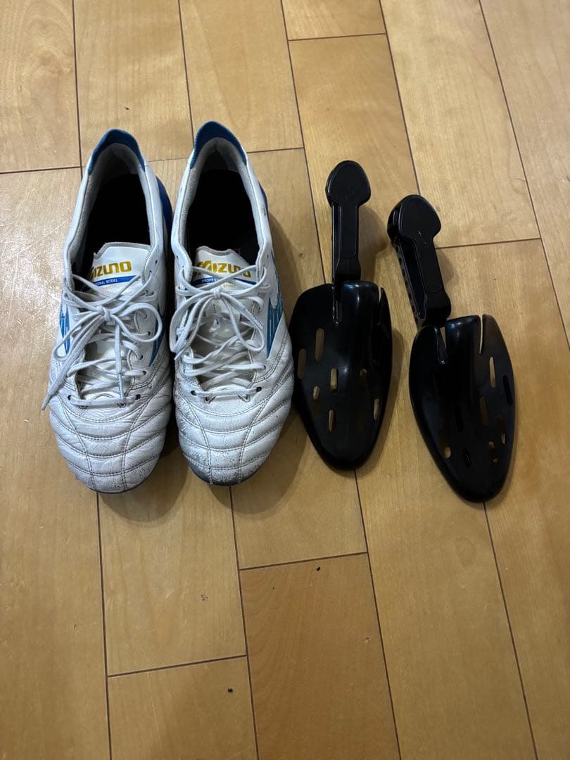 Mizuno モレリアネオ4 シューズキーパー 袋付き 限定色 水色 サッカー