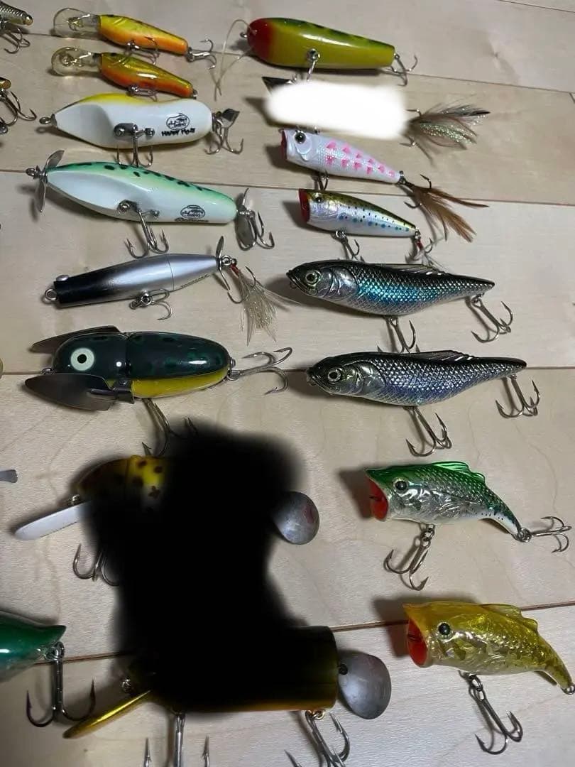 バス釣り引退セット　ミノークランクシャッドラパラ　ヘドン