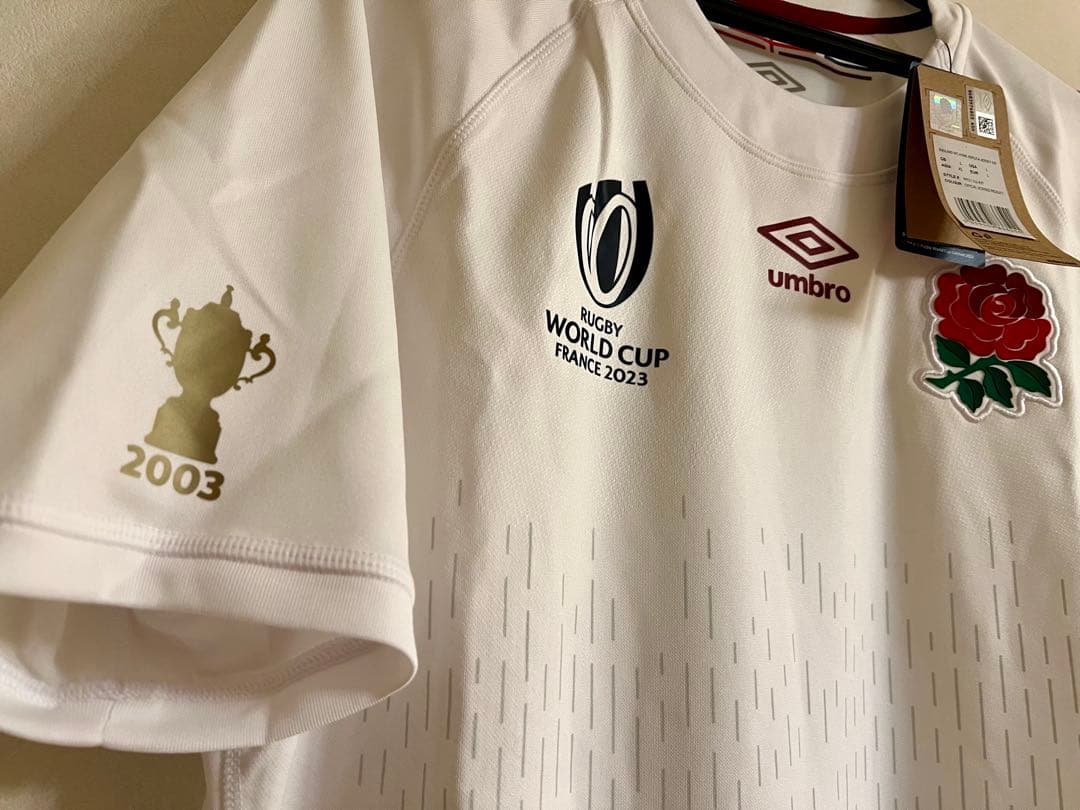 イングランド代表 RWC2023 オーウェン・ファレル レプリカジャージ L