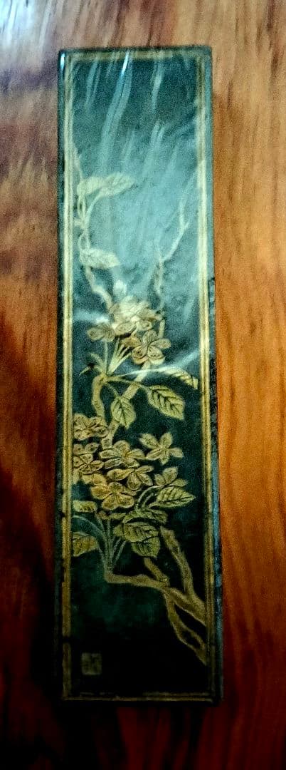 端渓硯 ＋おまけミニ硯 ＋ 筆６本