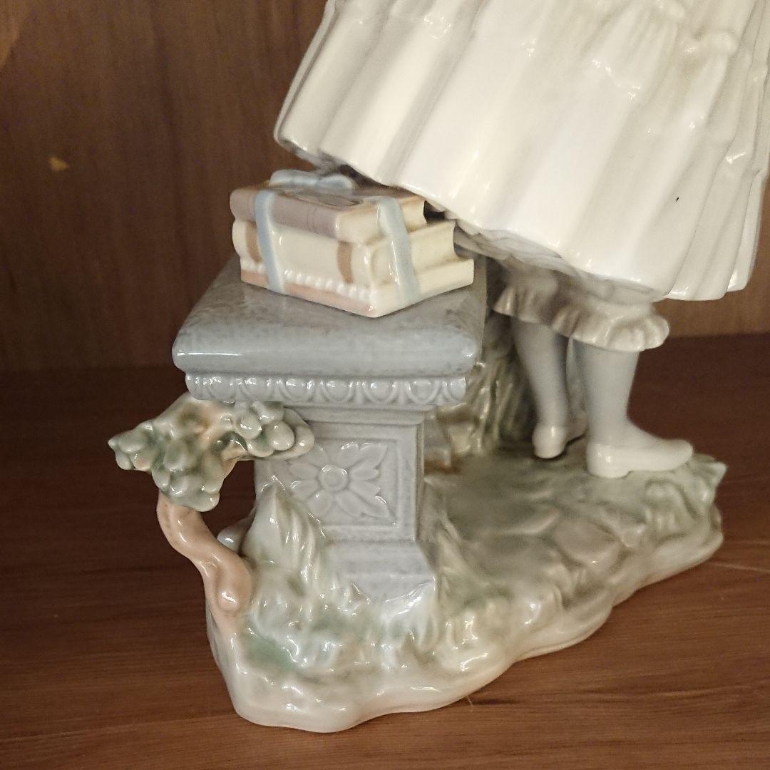 リヤドロ 大型 少女 高さ 花　引き取り　本物　置物　癒やし　引き取り