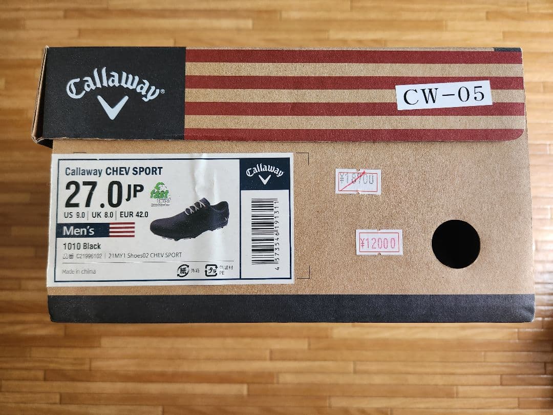 【新品・未使用】Callaway ゴルフシューズ 27.0JP ブラック