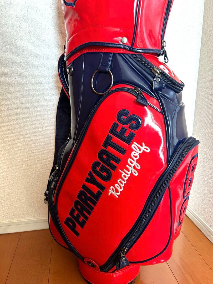 PEARLY GATES キャディバッグ オレンジ