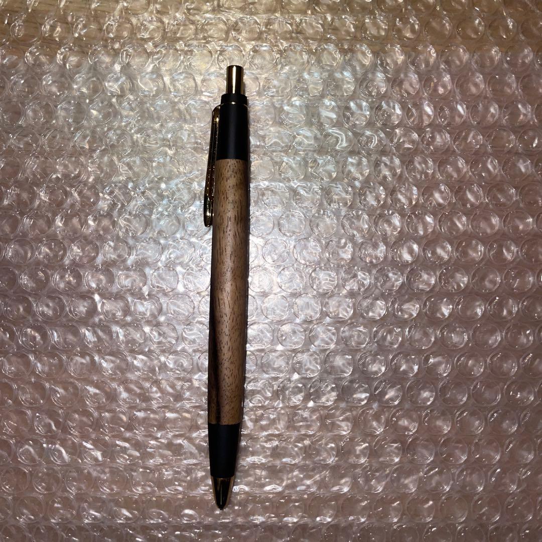 野原工芸　黒柿　新口金　未使用品　シャーペン