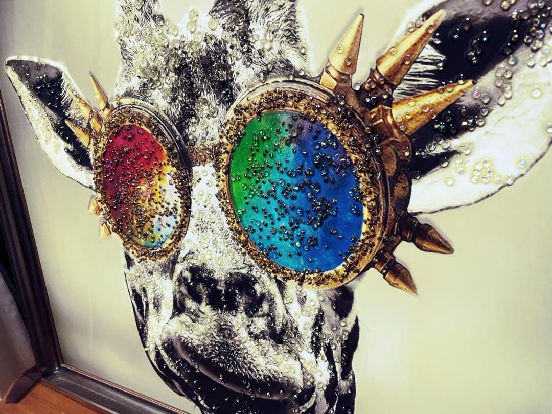 クリスタルアート キリングラス41 アートパネル 66x56cm