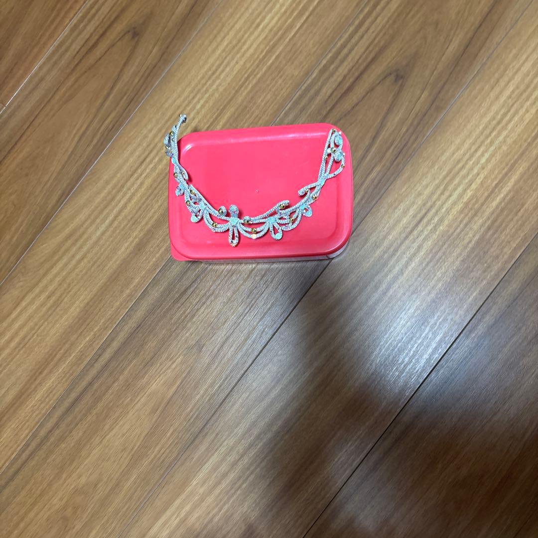 ホワイト バレエドレス 金色刺繍 付属品あり