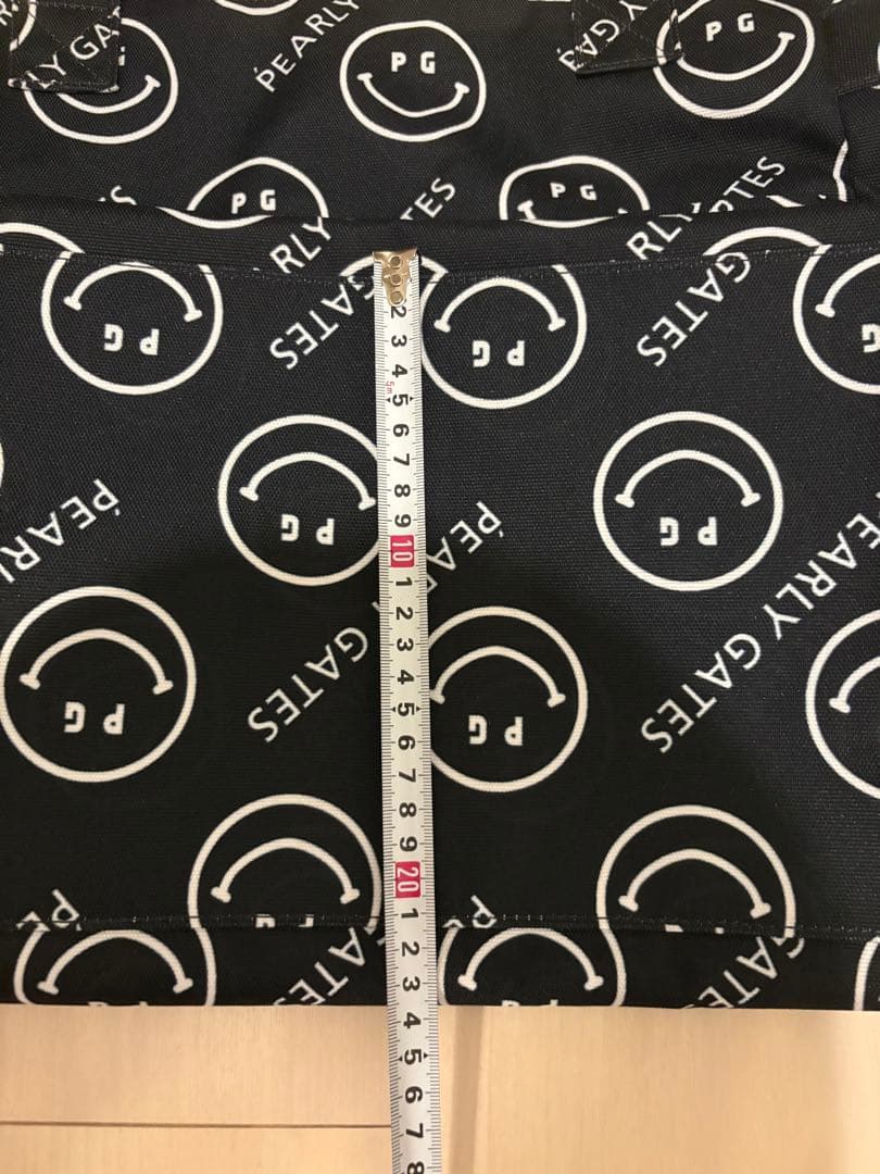 美品‼️PEARLY GATES スマイル柄 ロッカートートバッグ 大容量！！