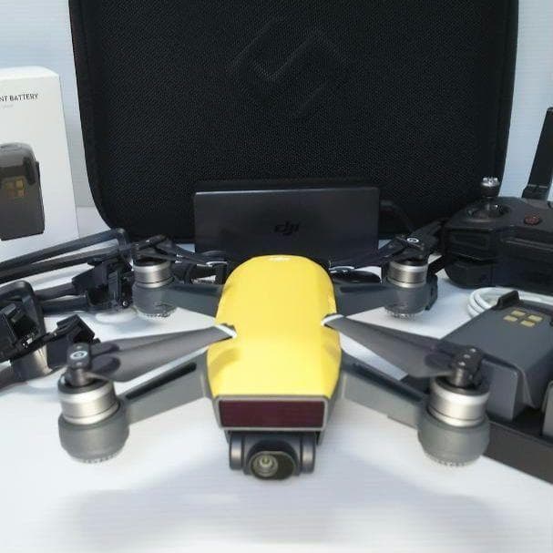 ドローン DJI Spark フルセット（黄色）