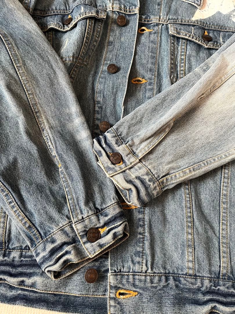 矢沢永吉 E.YAZAWA デニムジャケット 星プリント　ジージャン