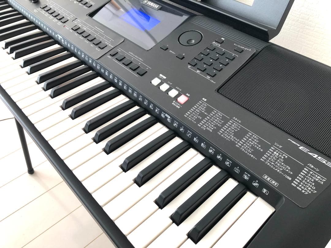 YAMAHA PSR-E453ヤマハ 電子キーボード 61鍵盤 ペダル付