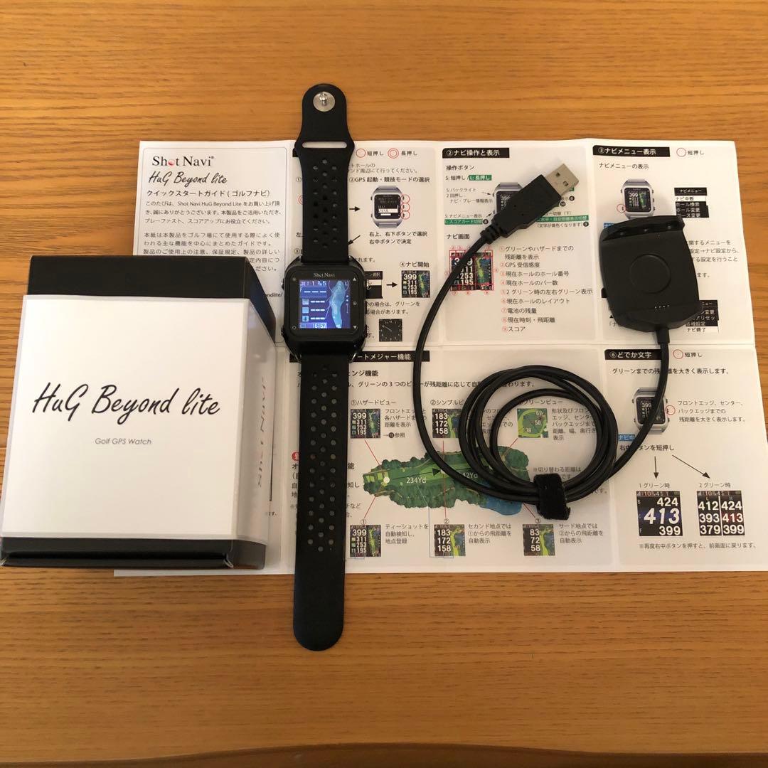 ゴルフナビHuG Beyond lite スマートウォッチ 本体