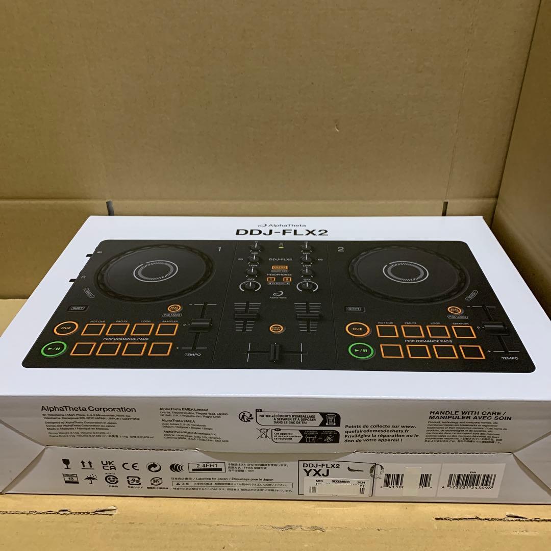 新品　AlphaThetaコンパクト DJコントローラー DDJ-FLX2