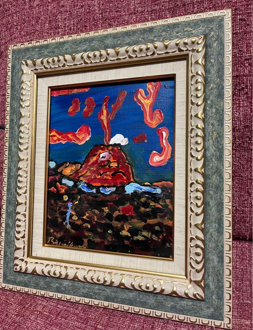 梅原龍三郎 絵画 油彩 油絵 肉筆 額縁