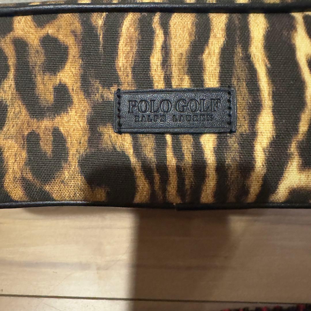 ポロラルフローレン豹柄シューズケース