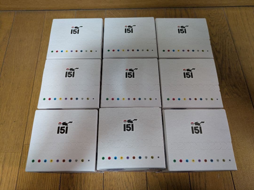 【中国限定】ポケモン 151★絵夢点晴★フィギュアセット★新品・未開封9箱