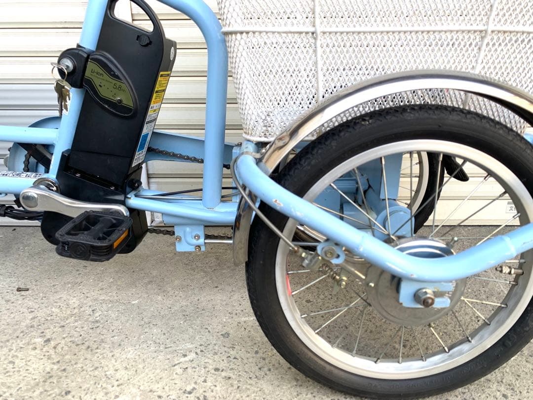 送料無料 AshirakuCharlie電動アシスト三輪自転車 動作確認済