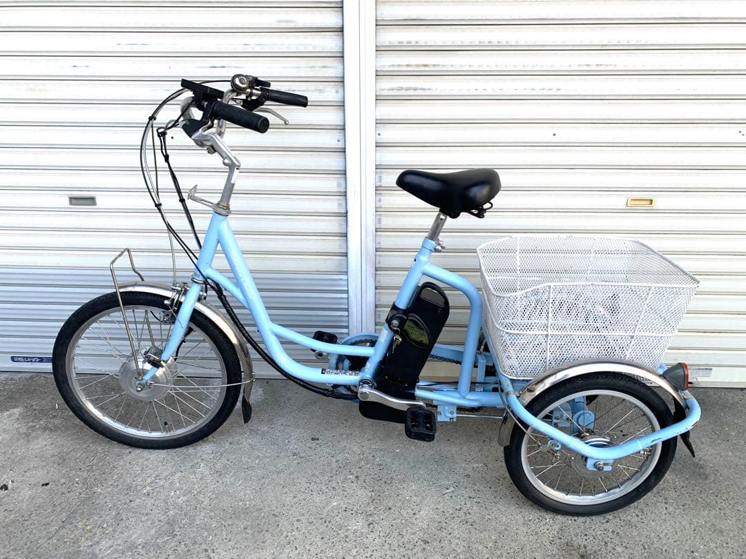 送料無料 AshirakuCharlie電動アシスト三輪自転車 動作確認済
