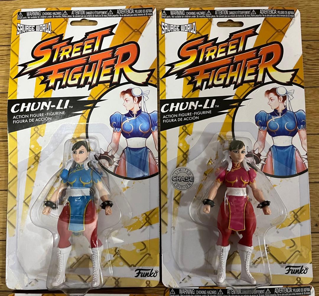 Funko ストリートファイター　フィギュア ブランカ　ベガ　春麗　レトロ風