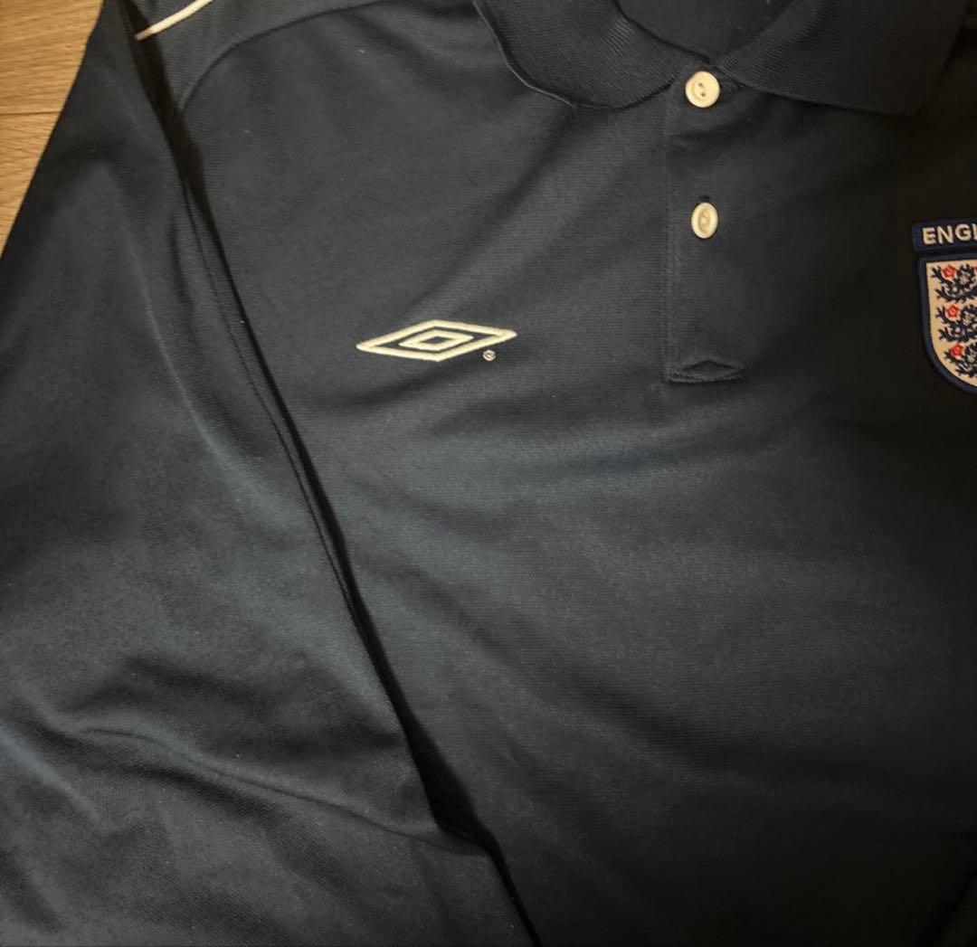 アンブロ　イングランド代表　ロングスリーブポロシャツ