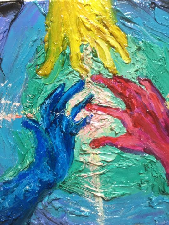 絵　絵画　原画　油絵　雑貨　アート　インテリア　モダン　おしゃれ　会社　企業