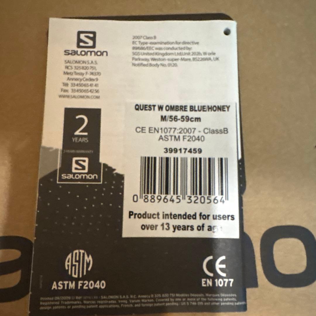 Salomon サロモン ヘルメット BC 基礎