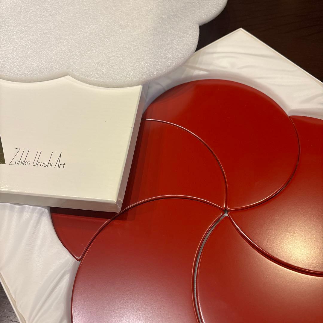 象彦★花寄せ★銘々皿★梅★新品★