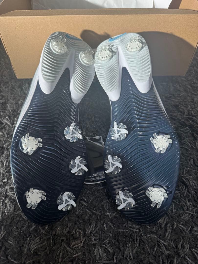 Nike ゴルフシューズ グレー/ブラック/ブルー