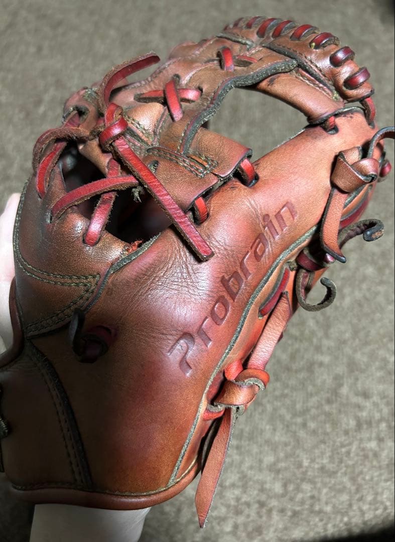 SSK Probrain 硬式用グローブ レッド　赤　エスエスケイ　プロブレイン