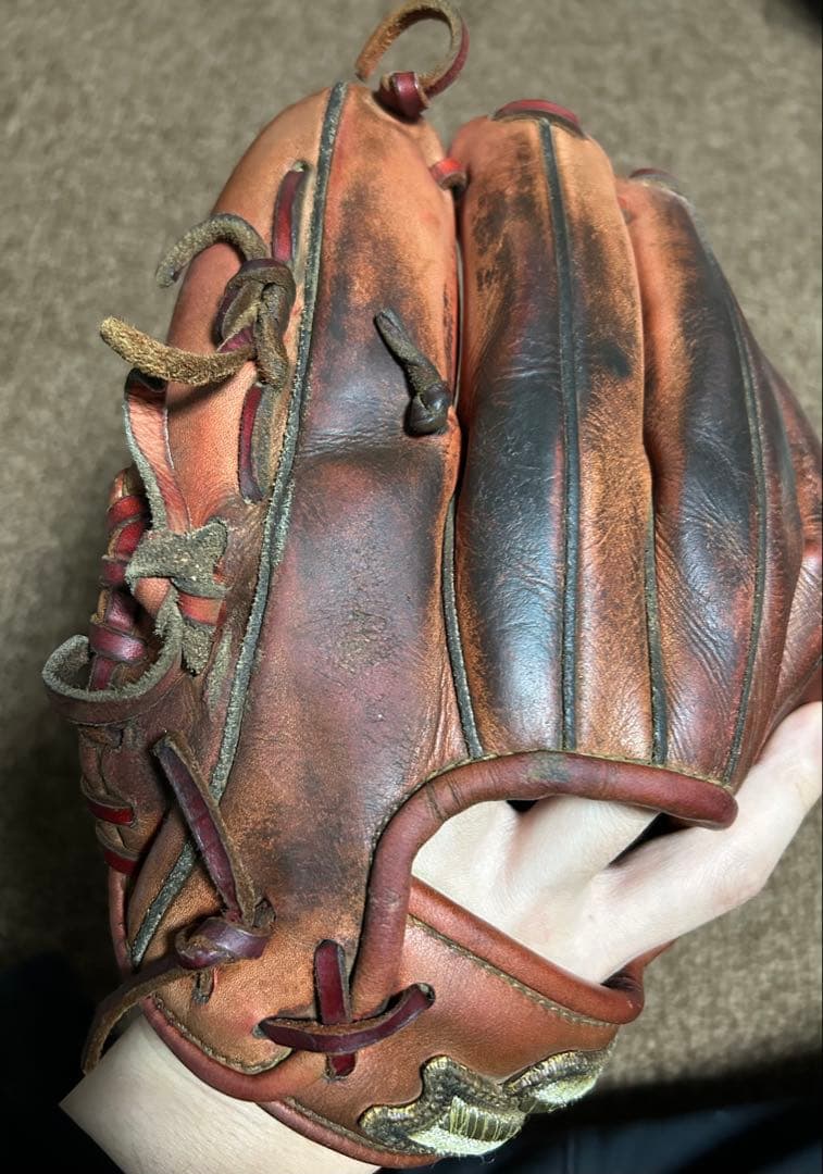 SSK Probrain 硬式用グローブ レッド　赤　エスエスケイ　プロブレイン