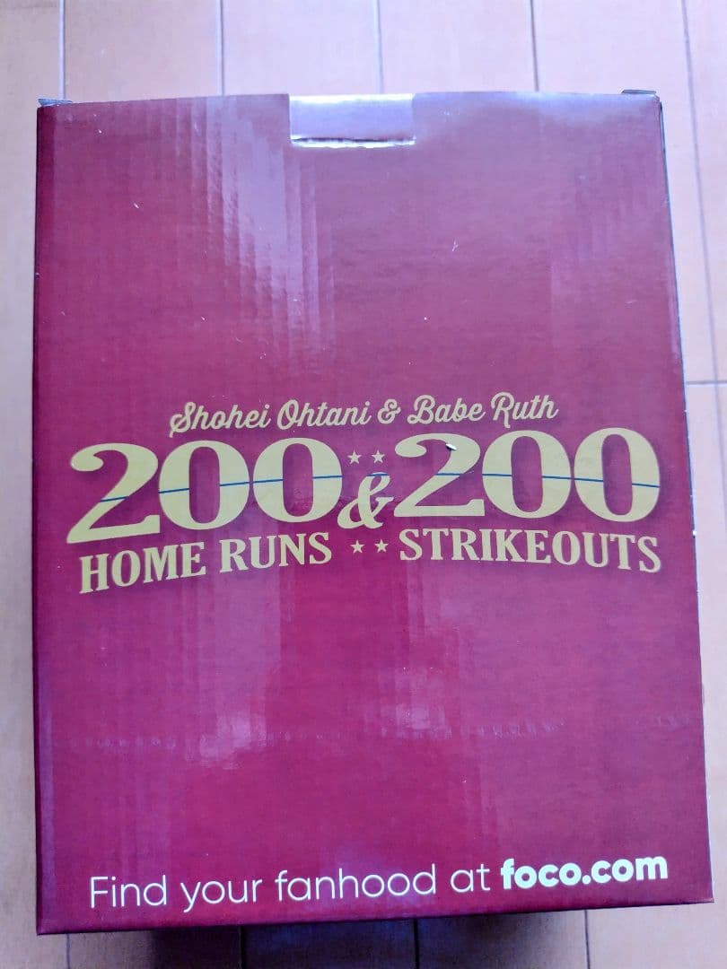 大谷翔平&ベーブ・ルース 200本塁打、200奪三振ボブルヘッド