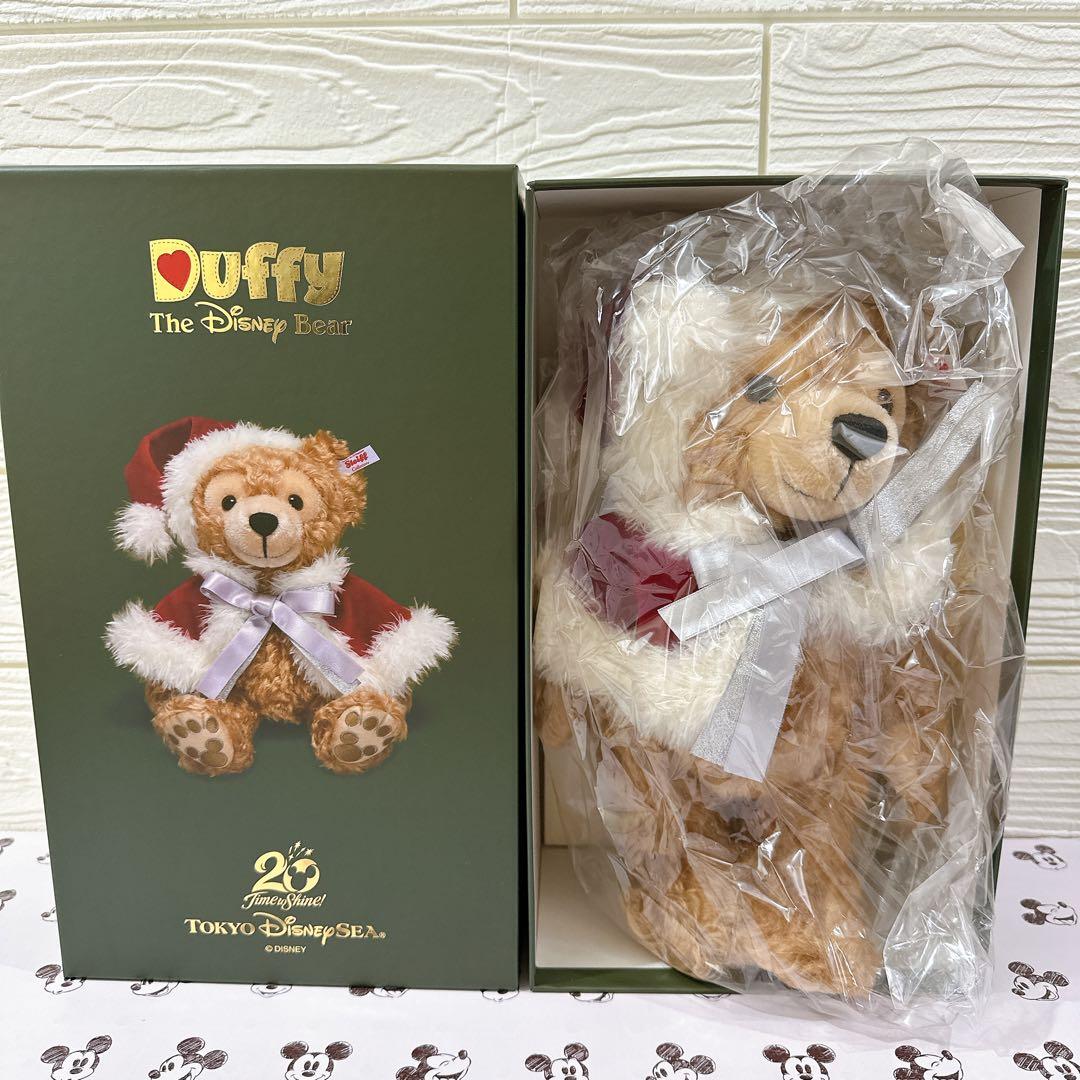 ダッフィー　クリスマス　シュタイフ　ぬいぐるみ　ディズニーシー