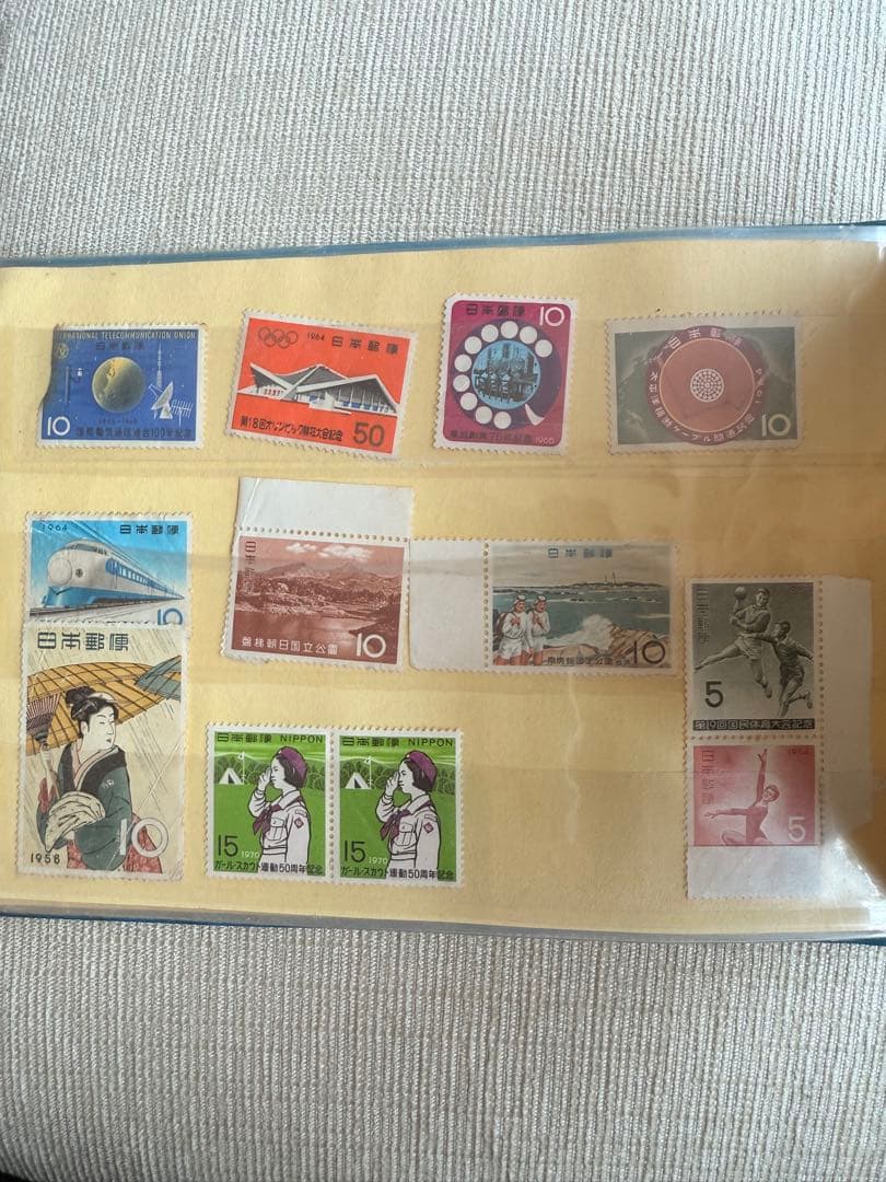 【未開封中国切手】アジア・アフリカ卓球友好記念切手　他