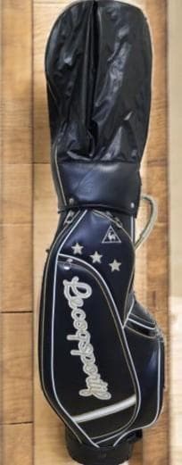 送料無料/超美品　le coq sportif レディースゴルフバッグ ブラック
