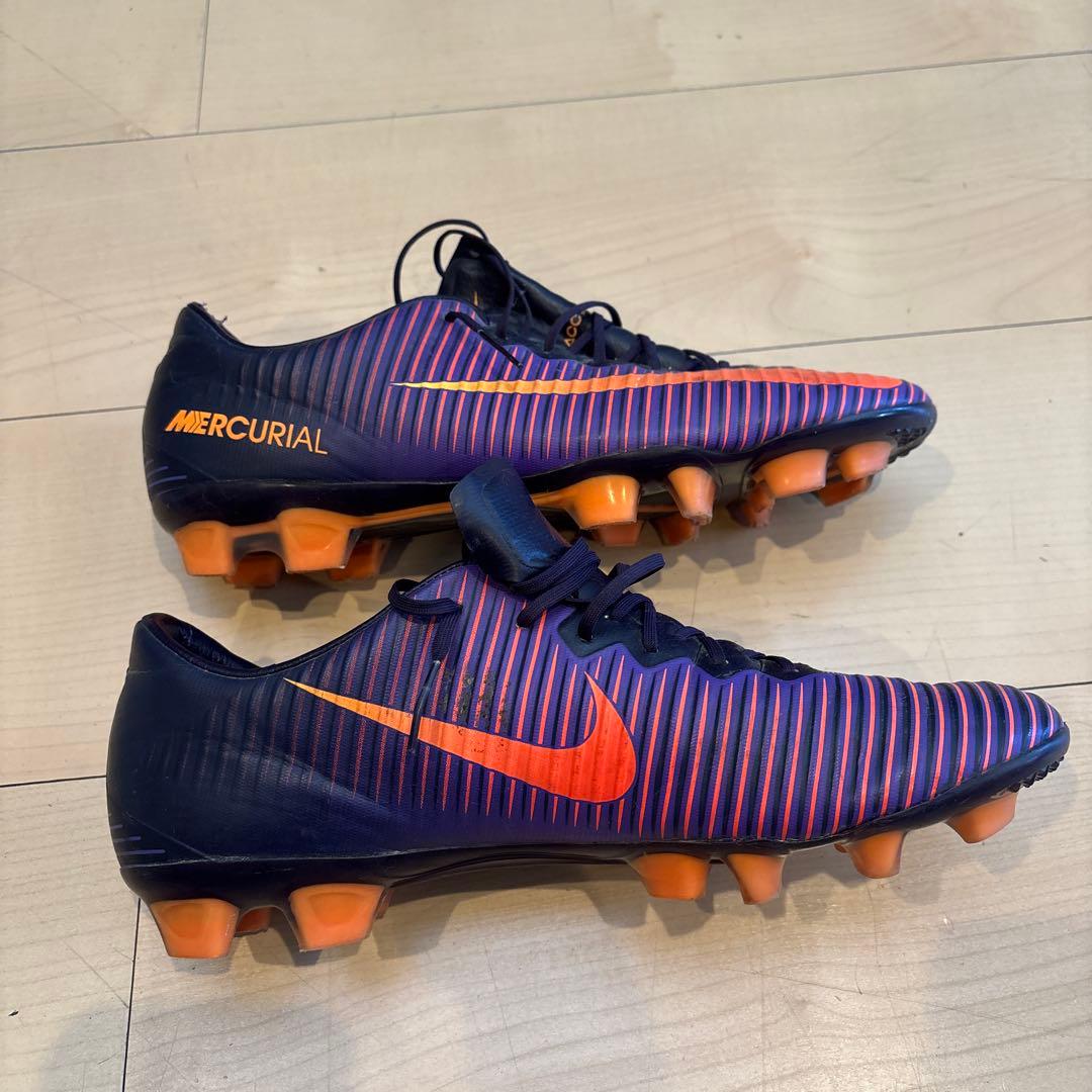 ナイキ マーキュリアルヴェイパー XI HG-Vパープル×オレンジ)26.0cm