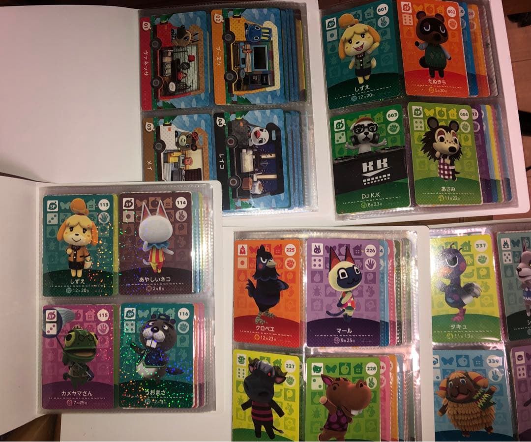 どうぶつの森　amiiboカード　全弾フルコンプリート504枚　純正アルバム入り