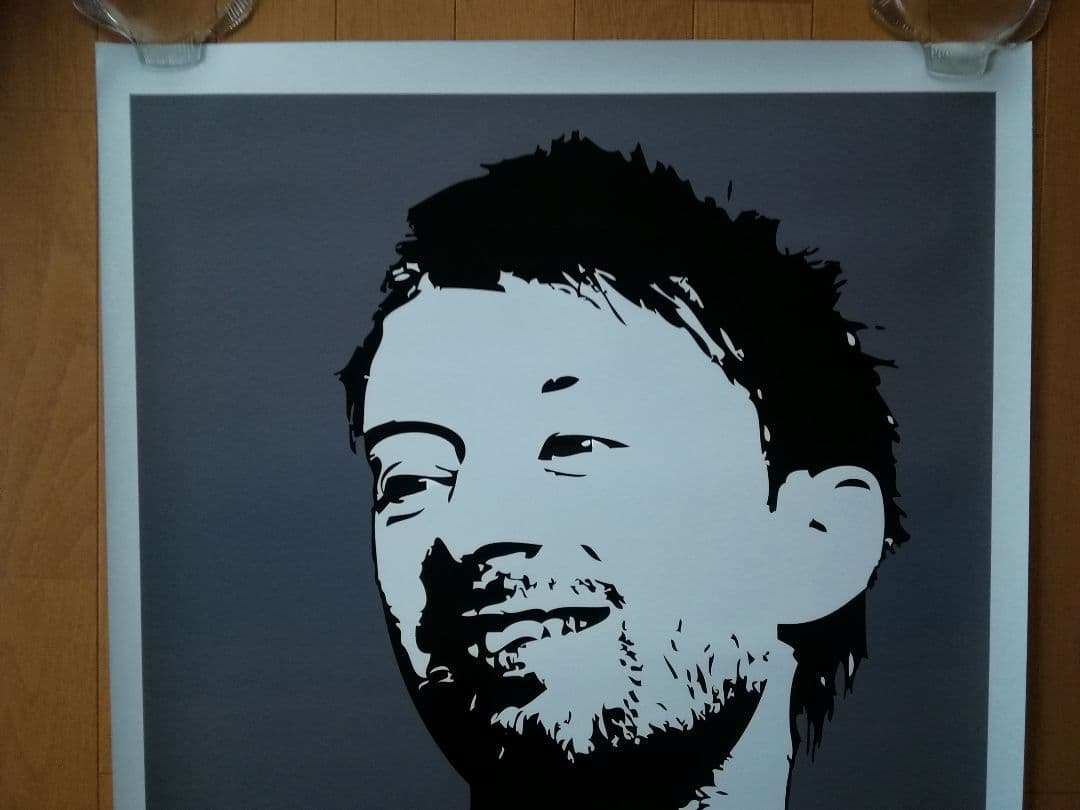 ジャッキー シェフィンズ　　トム ヨーク Radio head　　特大ポスター