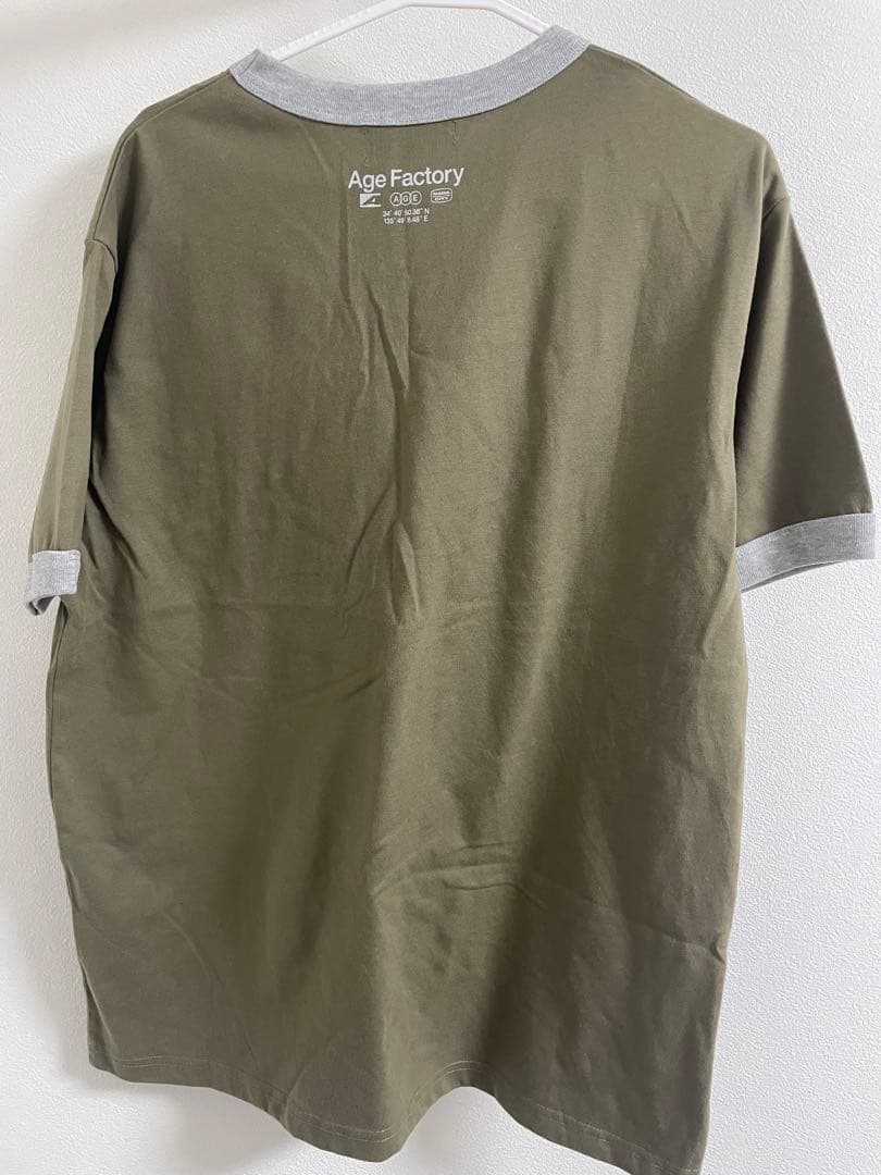 Age Factory オリーブグリーン Tシャツ XL