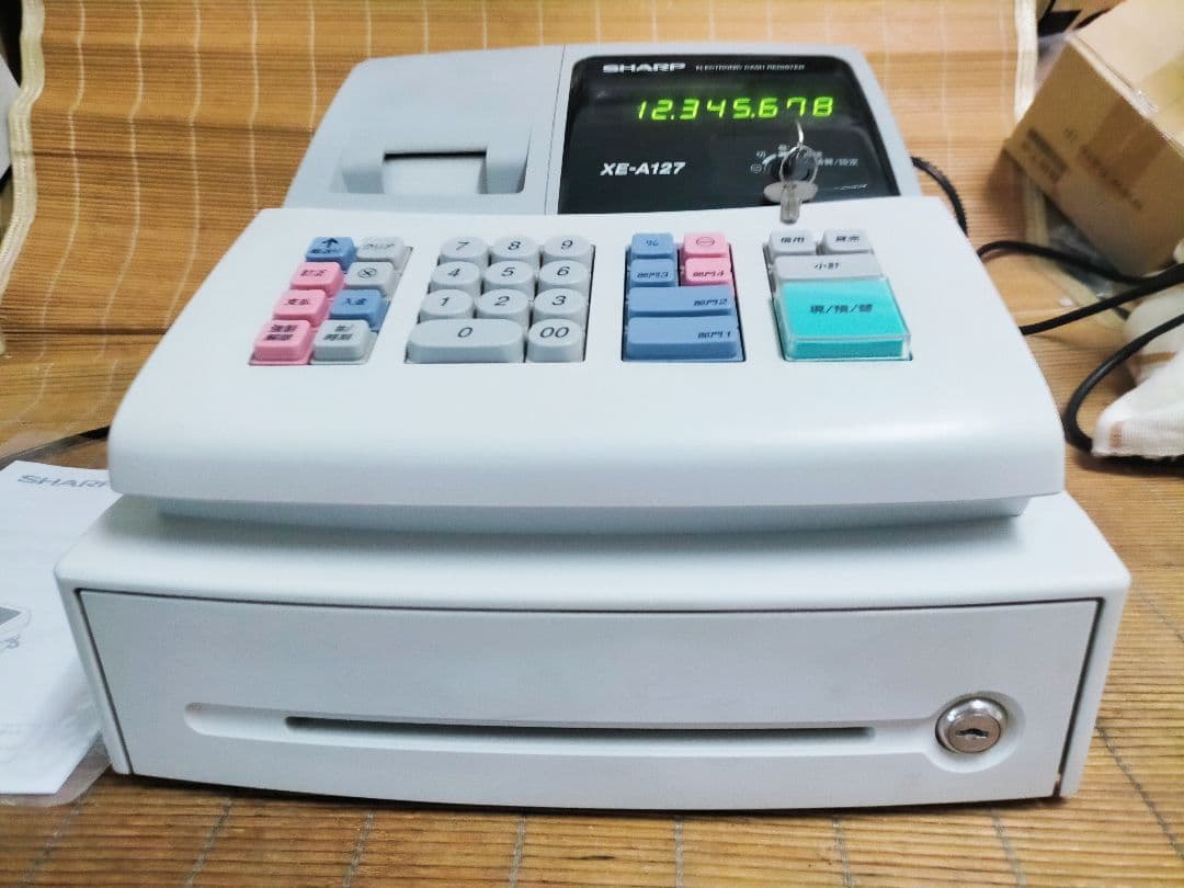 シャープレジスター　XE-A127　簡単便利特殊　送料込　773000