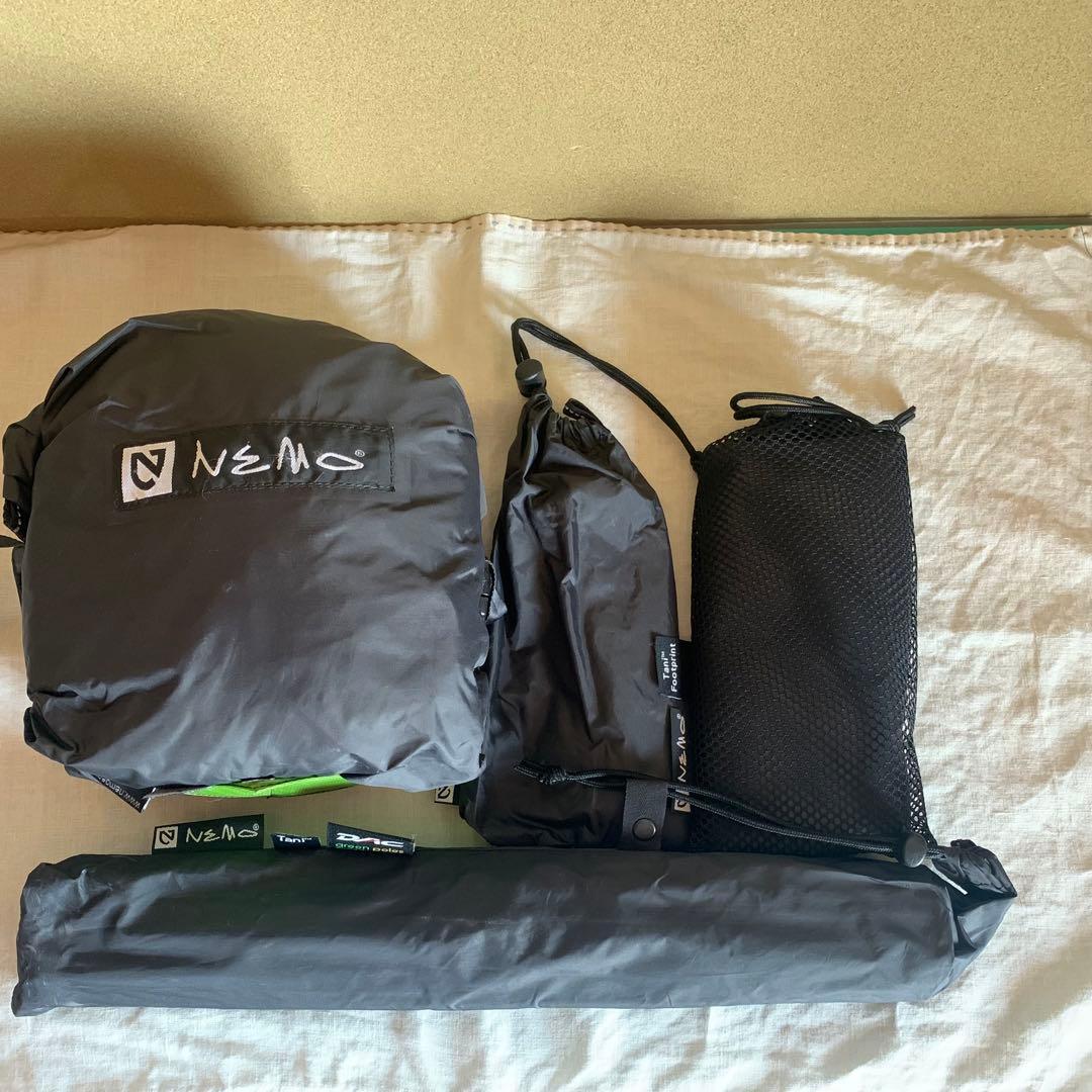 最終値下げ　NEMO ニーモ　TANI 2P 正規品　フットプリント付　used