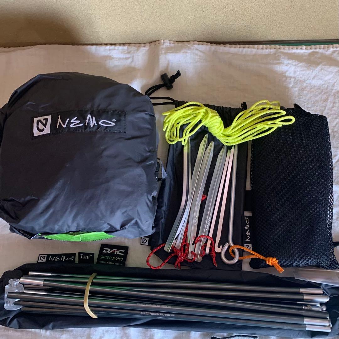 最終値下げ　NEMO ニーモ　TANI 2P 正規品　フットプリント付　used