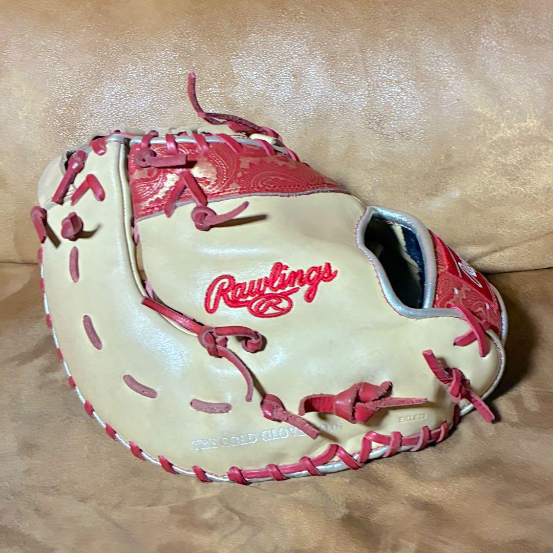 ローリングス 軟式ファーストミット レア　ペイズリー