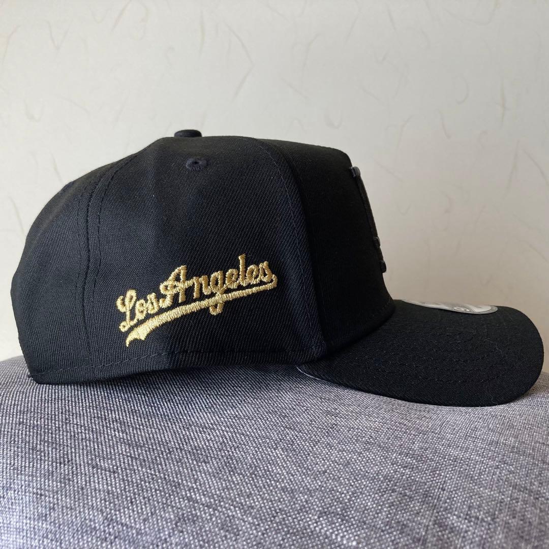 【海外限定】ニューエラ ロサンゼルスドジャース9FORTY Aフレーム ブラック