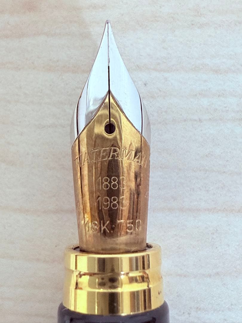 Waterman 万年筆　ボールペン　セット　18k