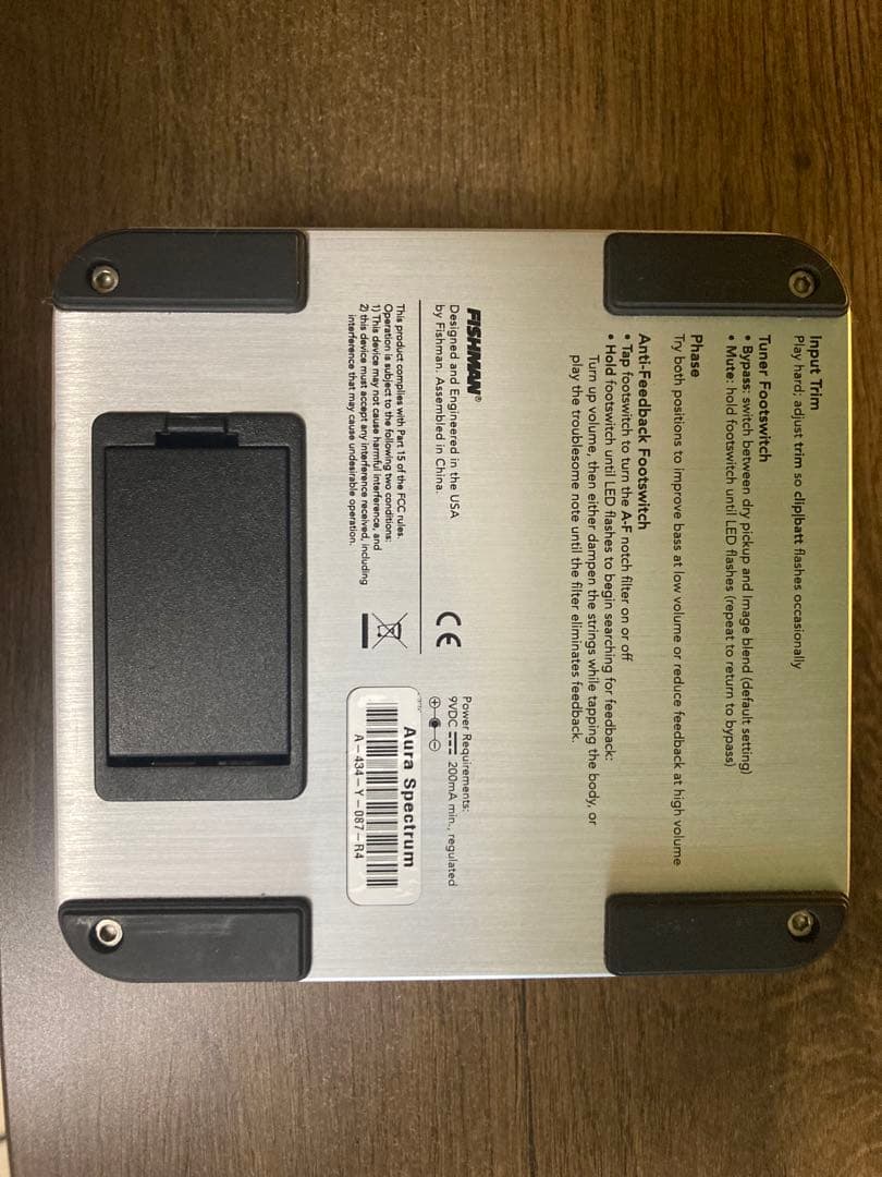 【ジャンク品】Fishman Aura Spectrum DI